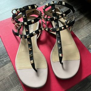 Valentino rock stud cage sandals.